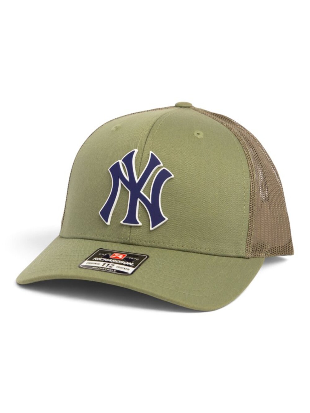 New York Yankees NY Navy 3D Snapback Trucker Hat- Loden
